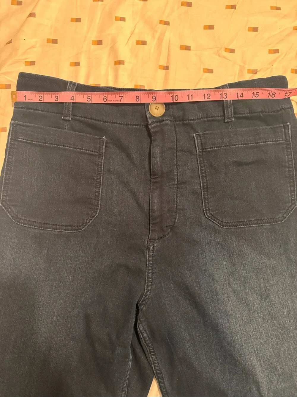 Maeve The Colette Knit High-Rise Wide-Leg Jeans - Size 32 - Picture 7 of 9